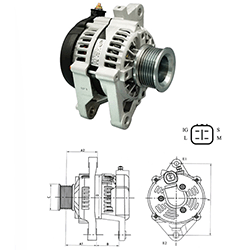Máy phát điện xe Toyota Fotuner